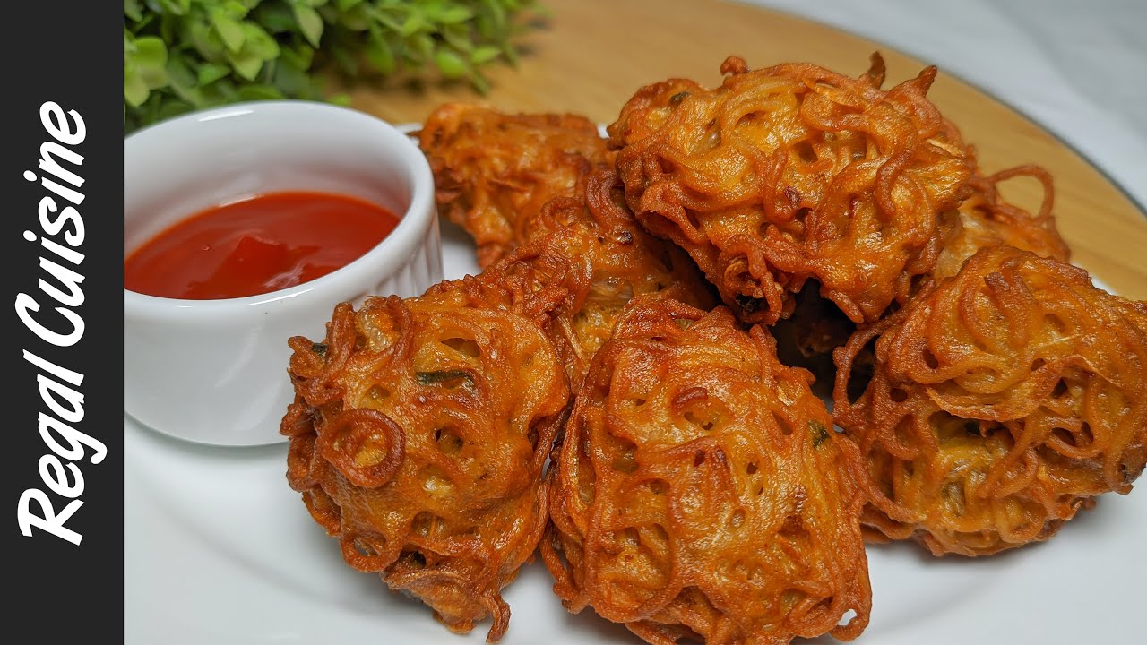 অল্প উপকরনে ঝটপট নুডুলস পাকোড়া || Instant Noodles Pakora || Noodles Pakora Bangla || Maggie Pakora