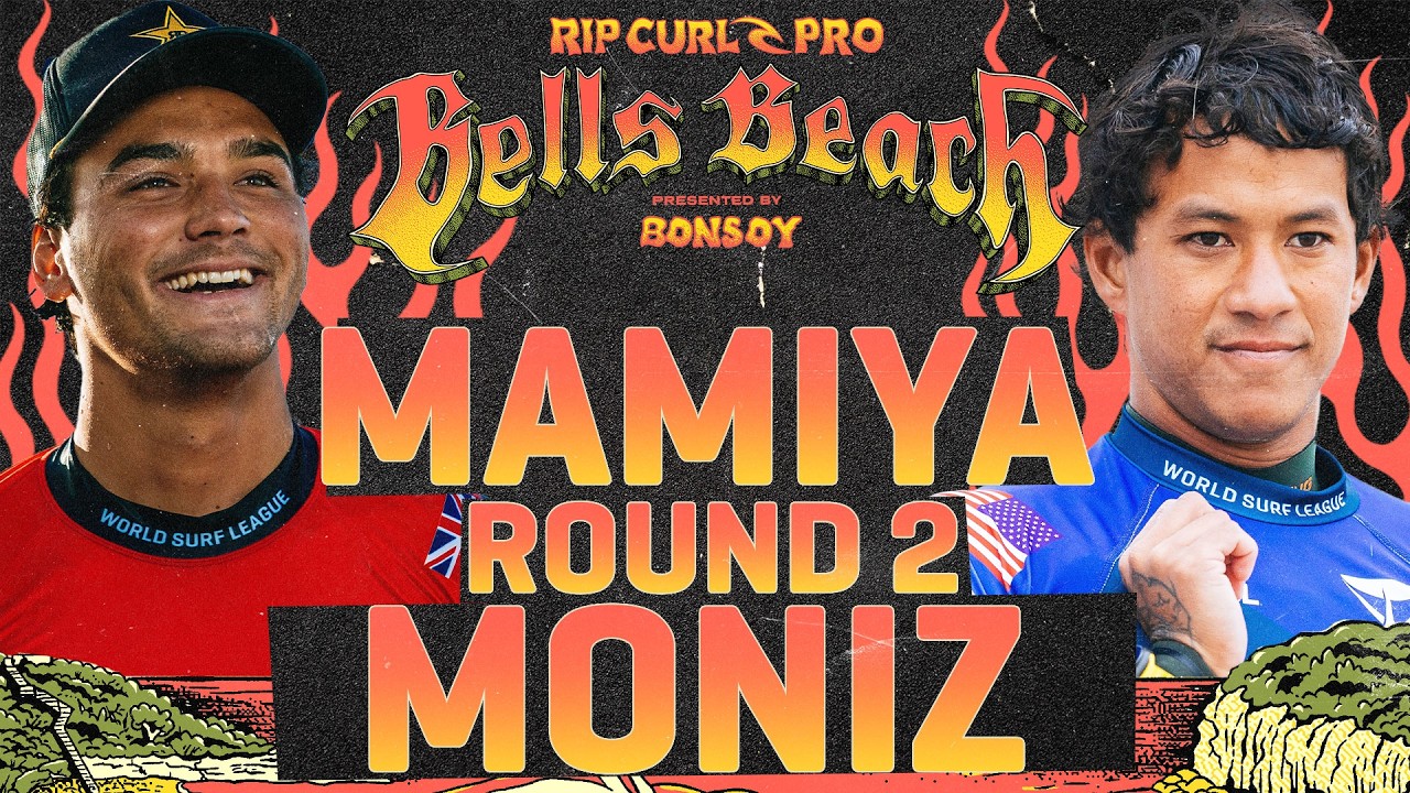 Barron Mamiya vs Seth Moniz | Rip Curl Pro Bells Beach presented by Bonsoy 2026 - Round 2
