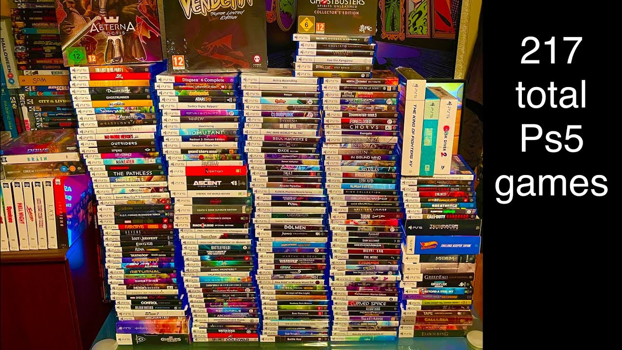 My ps5 collection 2022 (Huge 210+ games!)
