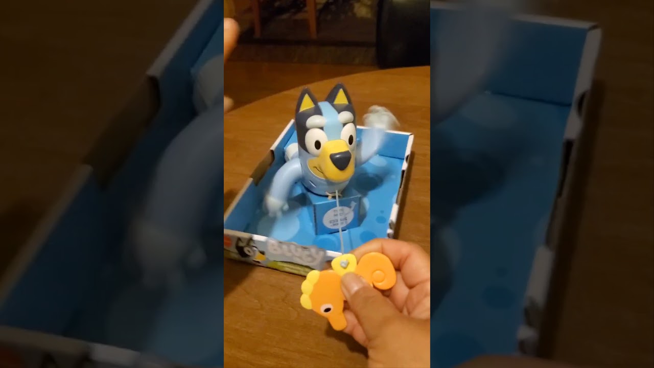 WOW! AMAZING! SWIMMING BLUEY! #asmr #amazing #bluey #toys #short #viral #trending #new