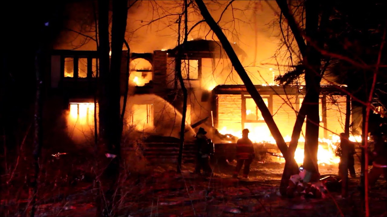 Fire, Beaver Ridge Trail, Cedar Falls, Iowa Feb. 5, 2018