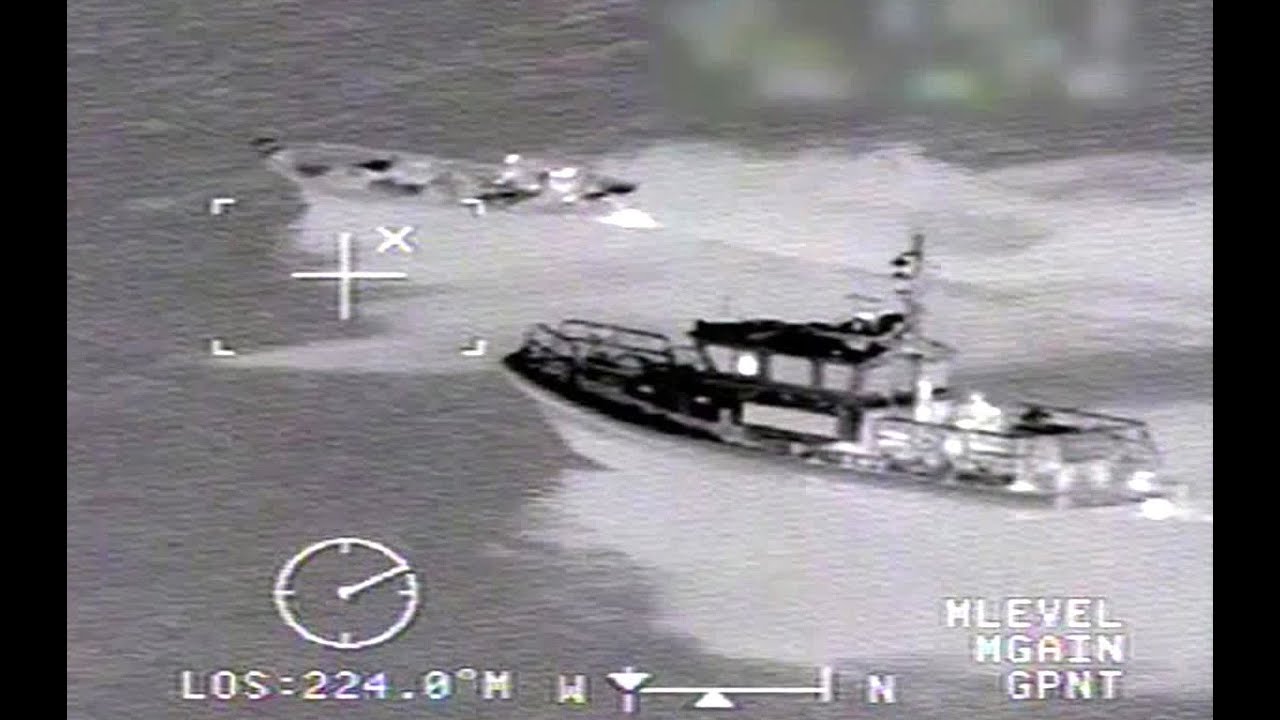 Coast Guard Opening Fire in High-Speed Chase. Intercepts Millions Worth of Weed.