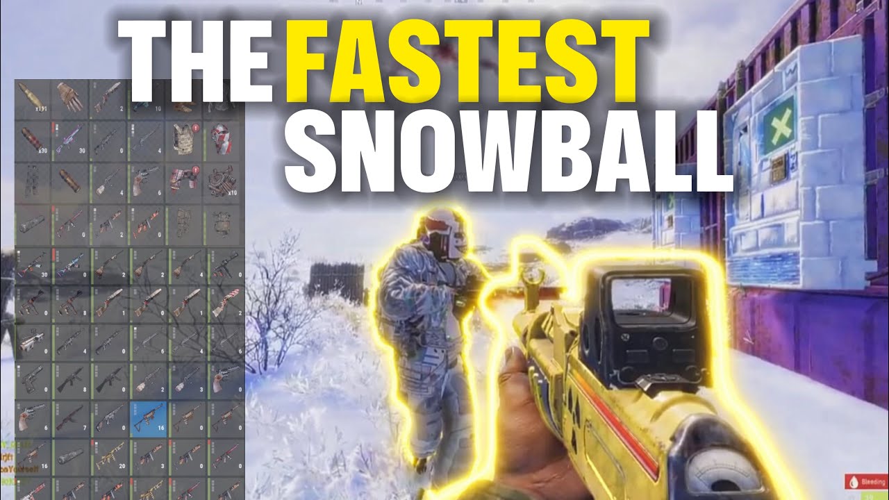 One Of My Fastest Snowballs - Rust Console Edition