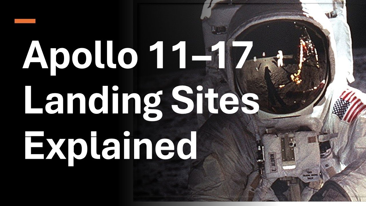 Where Did Apollo Missions Land on the Moon? 🌑 | Apollo 11–17 Landing Sites Explained