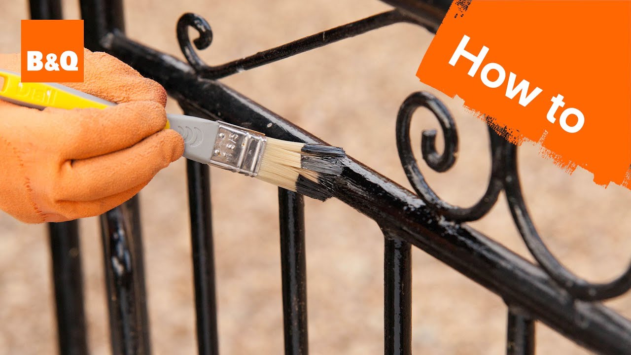 How to paint external metalwork
