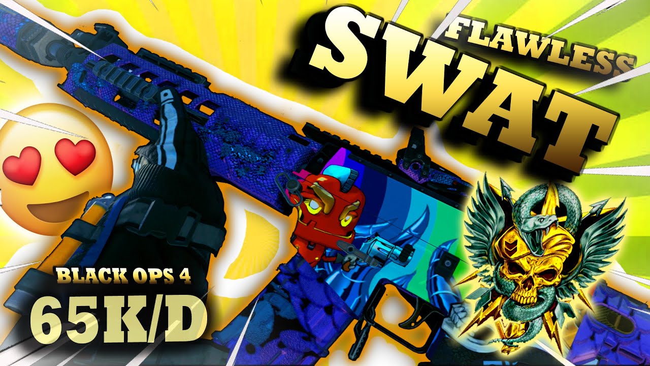 BEST CLASS SETUPS | SWAT RFT (FLAWLESS NUCLEAR 65/0) | BLACK OPS 4