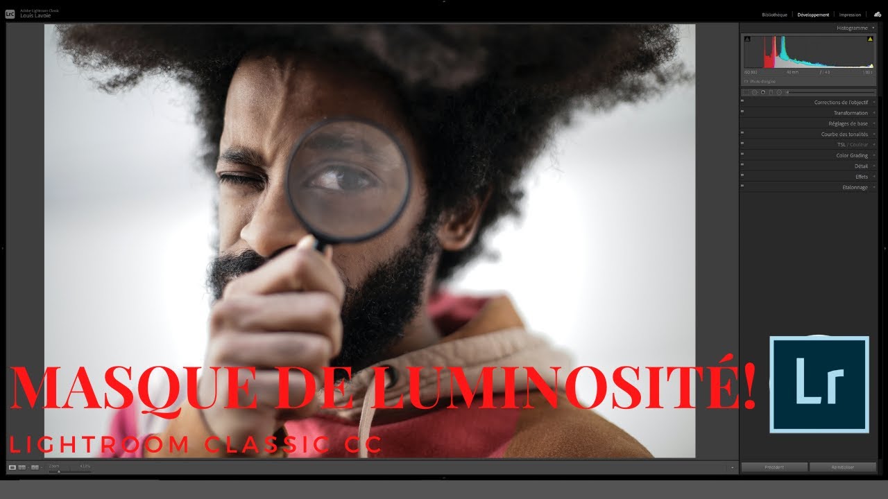 RETOUCHER une photo UNIQUEMENT avec des MASQUES de LUMINOSITÉ? | LIGHTROOM CLASSIC