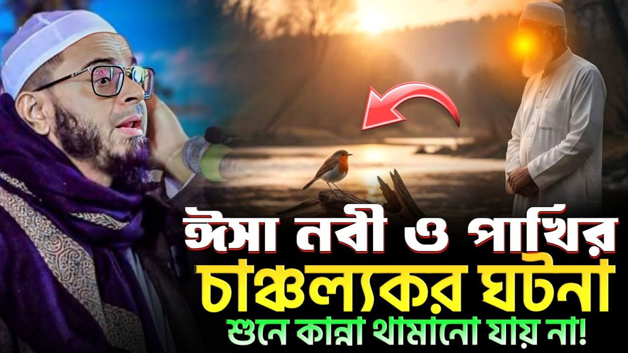 ঈসা নবী ও এক পাখির চাঞ্চল্যকর ঘটনা। মুফতি নাসির উদ্দীন আনসারী। নতুন ওয়াজ ২০২৬। AL HIDAYAH