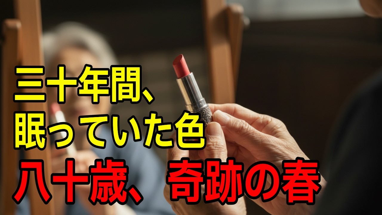 【感動の実話】 八十歳の鏡に咲いた、小さな春