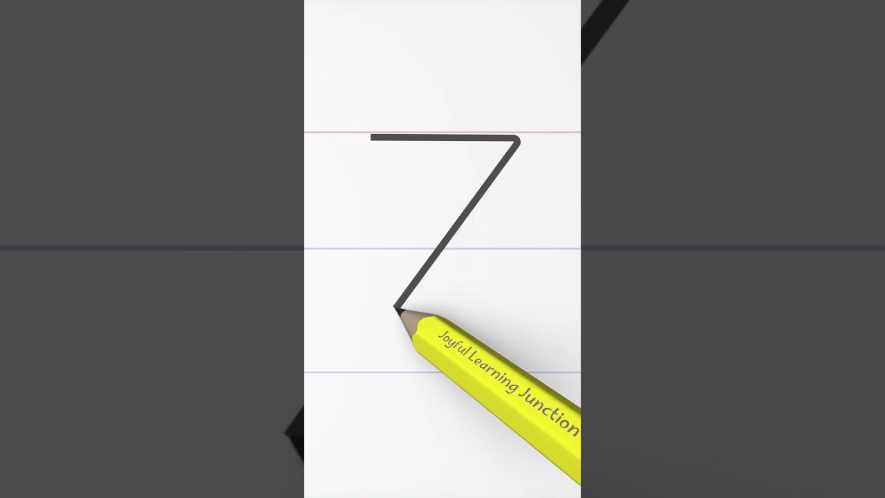 Letter Z writing Practice for Kids #Z, #alphabets #funandlearning  #kidseducation #englishletters