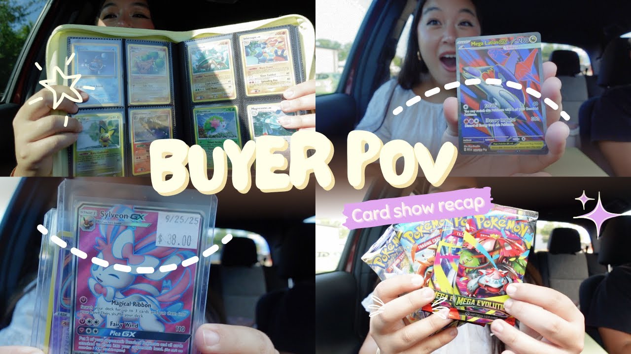 Pokemon Buyer POV - local card show pickups + cutie card collector ✧.*