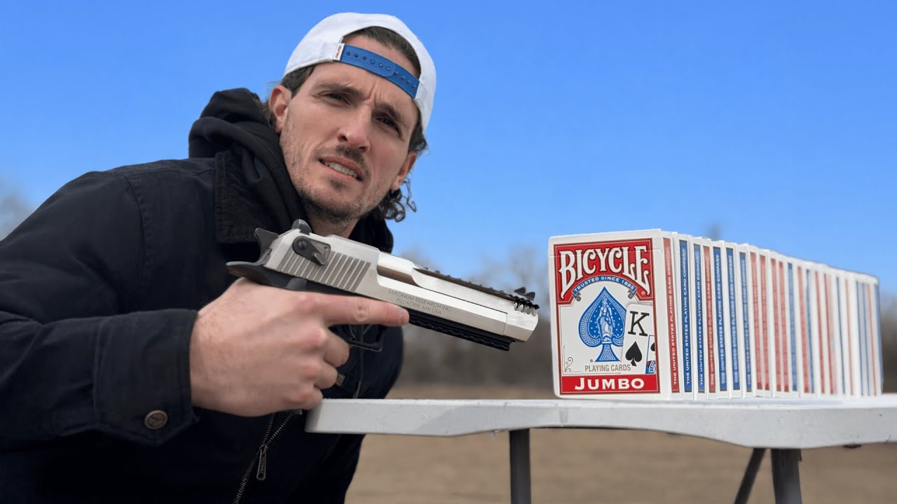 How Many Decks of Cards Does it Take to Stop a Bullet?