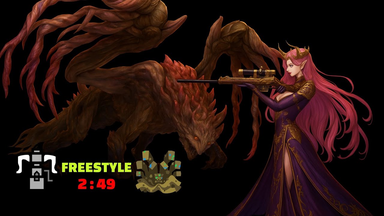 2:49 | HBG element VS Shara Ishvalda | Freestyle run | MHW : Iceborne
