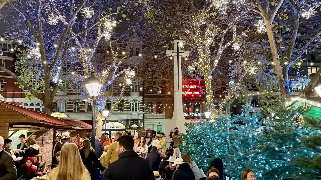 London Chelsea Christmas Lights 2022 | King’s Road Sloane Square Christmas Lights London Walk