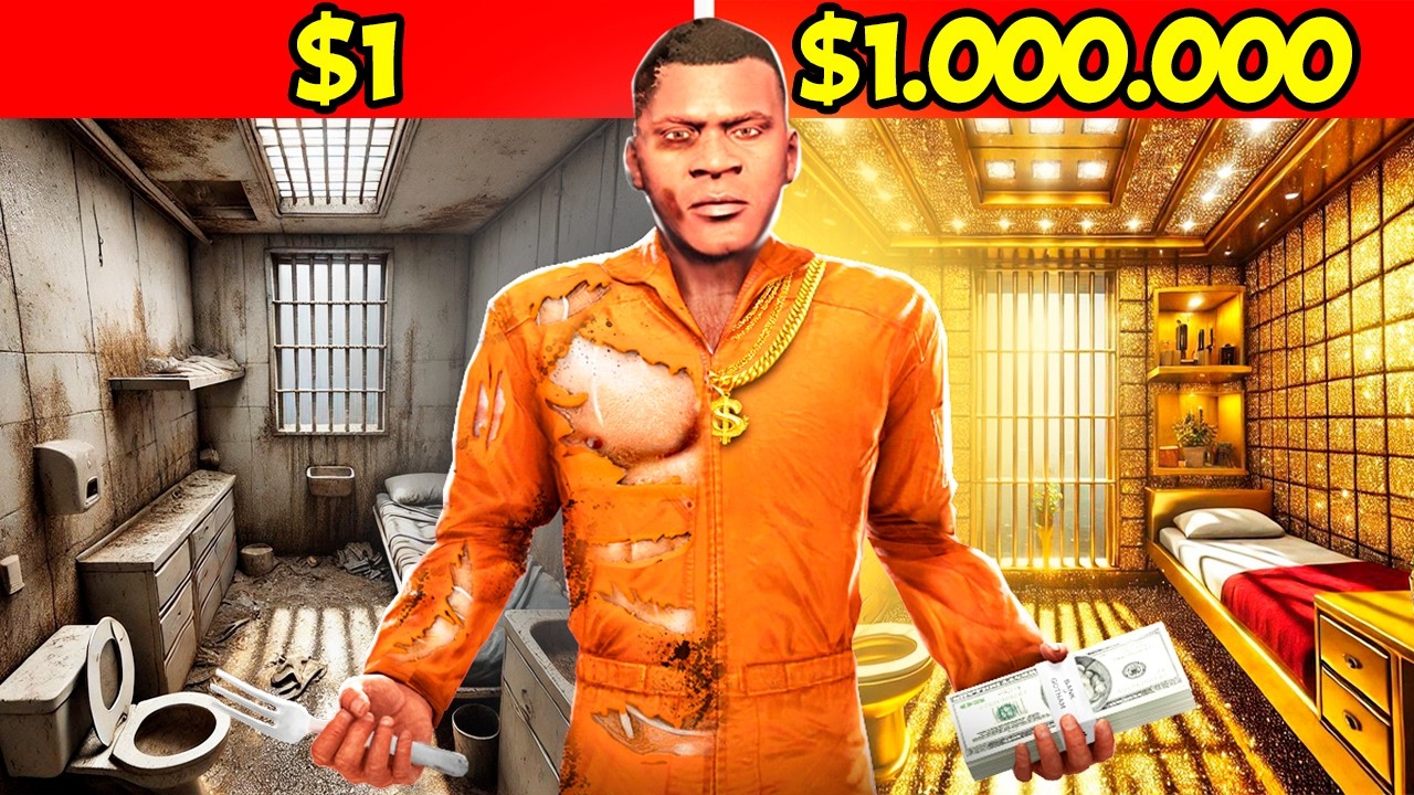 CÁRCEL de $1 vs $1.000.000 en GTA 5