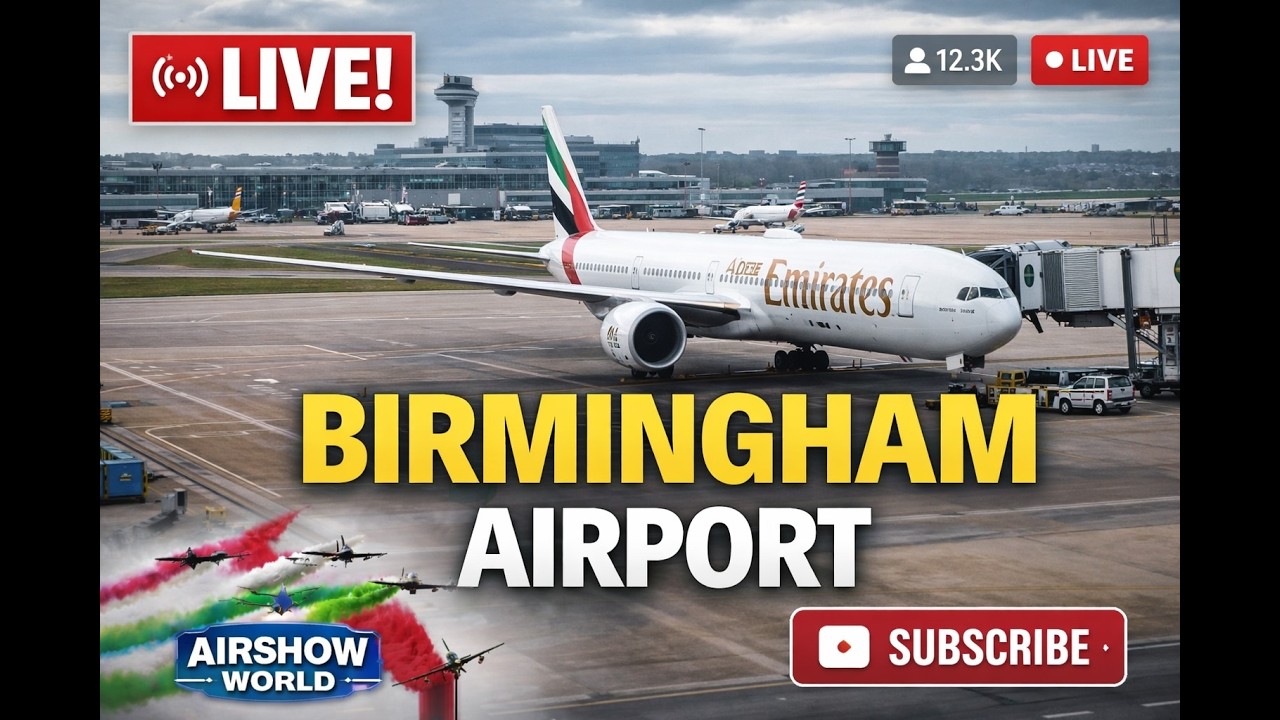 LIVE  From Birmingham Airport 2026