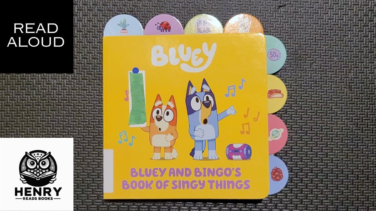 Henry Reads Bluey and Bingo's Book of Singy Things | Read Aloud Kids Books