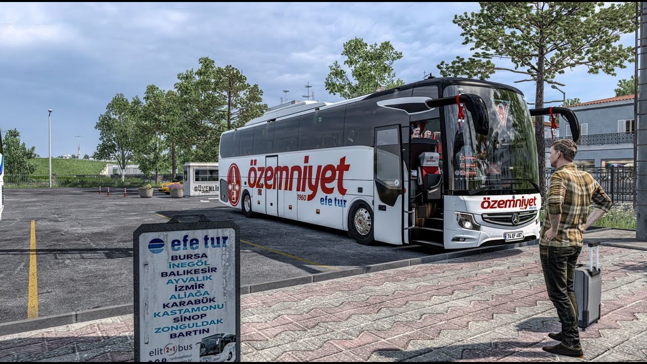 ETS 2 - 1.56 | Road to Heavy: T&uuml;rkiyeRoad  v1.2 | M-B. Tourismo 16 RHD 2025 @heavyvehiclesturkey