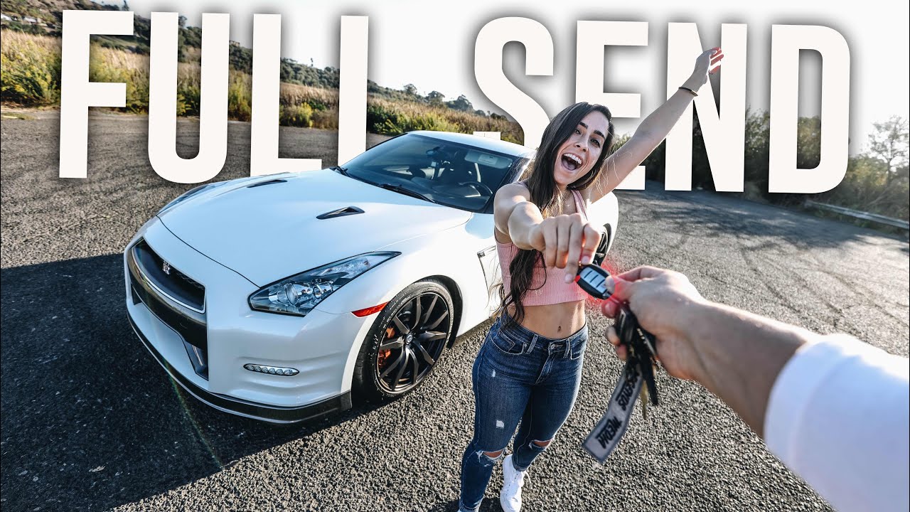 I LET HER USE LAUNCH CONTROL IN MY R35 GTR...