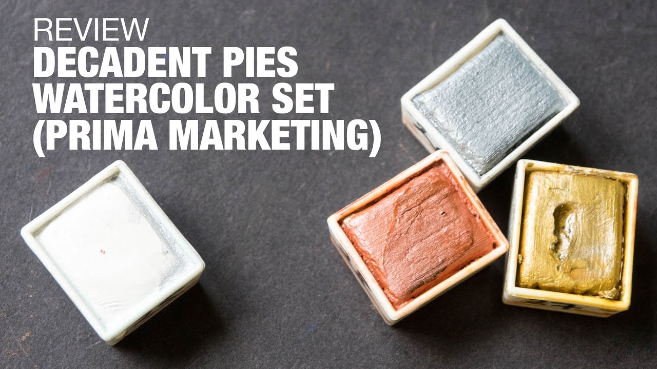 Review: Decadent Pies Watercolor Set (Prima Marketing)