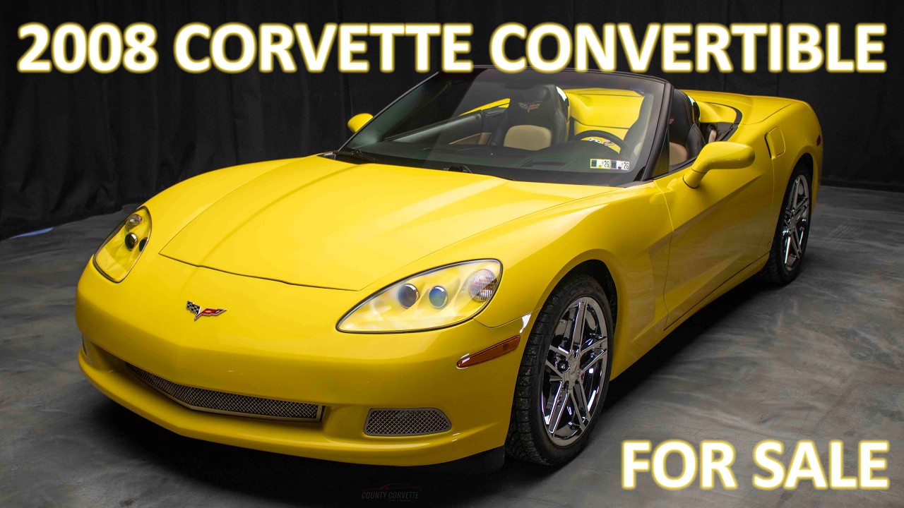 2008 Corvette Convertible for sale by County Corvette