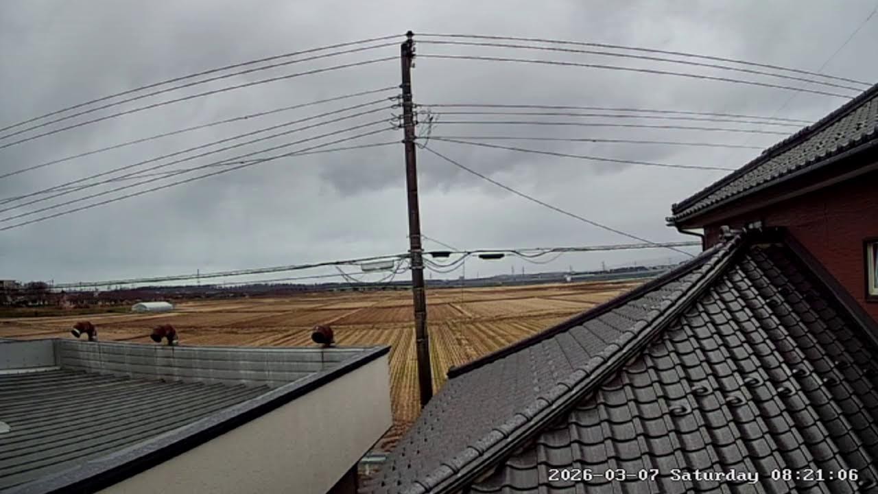 山形県酒田市下安町ライブカメラ Yamagata Sakata Live camera.World cam.