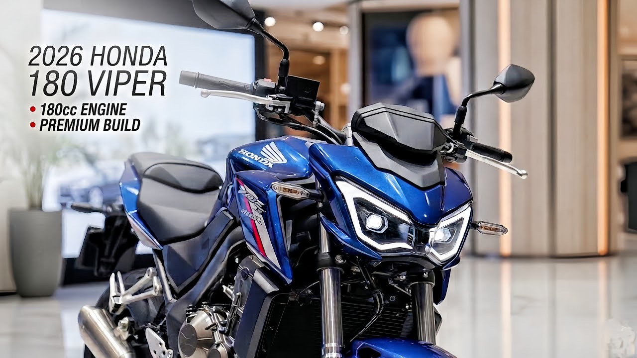 Первый взгляд на Honda 180 Viper 2026 года – революционное предложение в сегменте 180 куб. см?