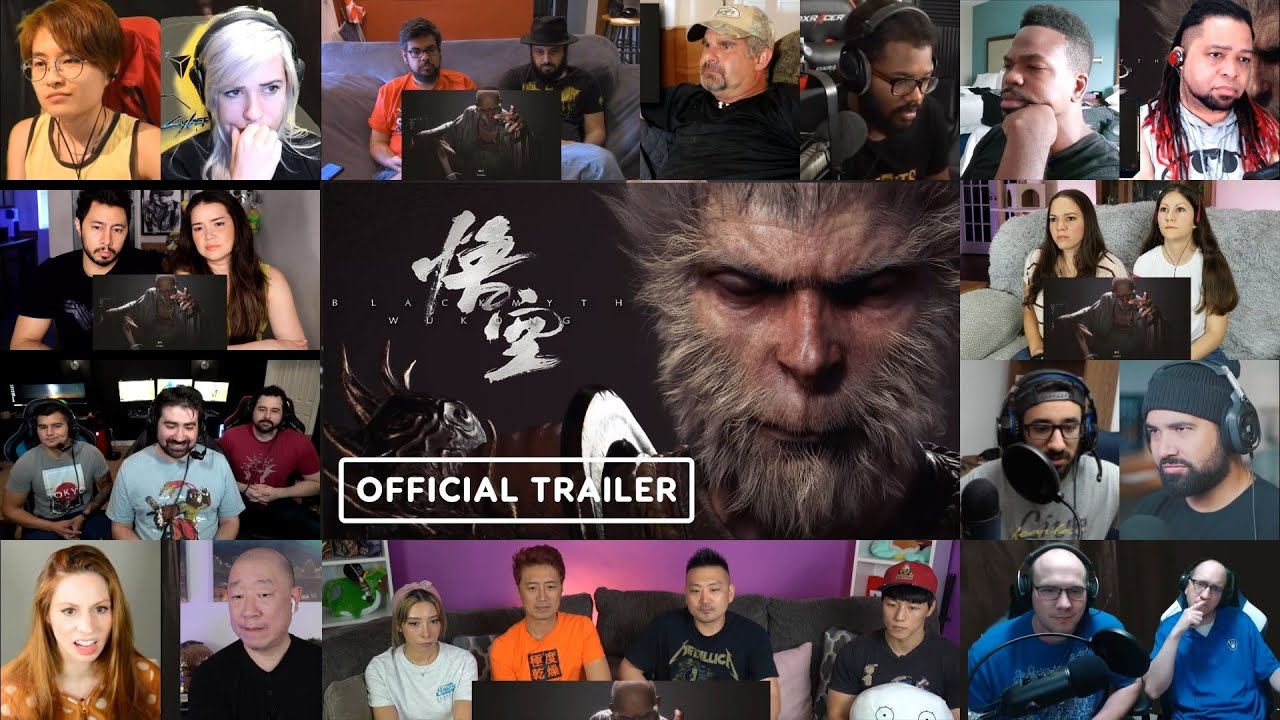 Black Myth Wukong Gameplay Trailer Reaction Mashup & Review