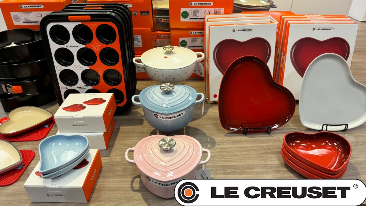 🇫🇷 LE CREUSET OUTLET SALE ❤️ NEW COOKING, TABLEWARE & VALENTINE'S GIFTS!