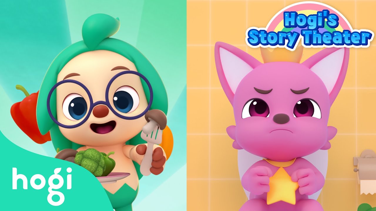 Crunch Crunch, Eat Your Vegetables! | Hogi's Story Theater | Cartoon | Pinkfong Hogi