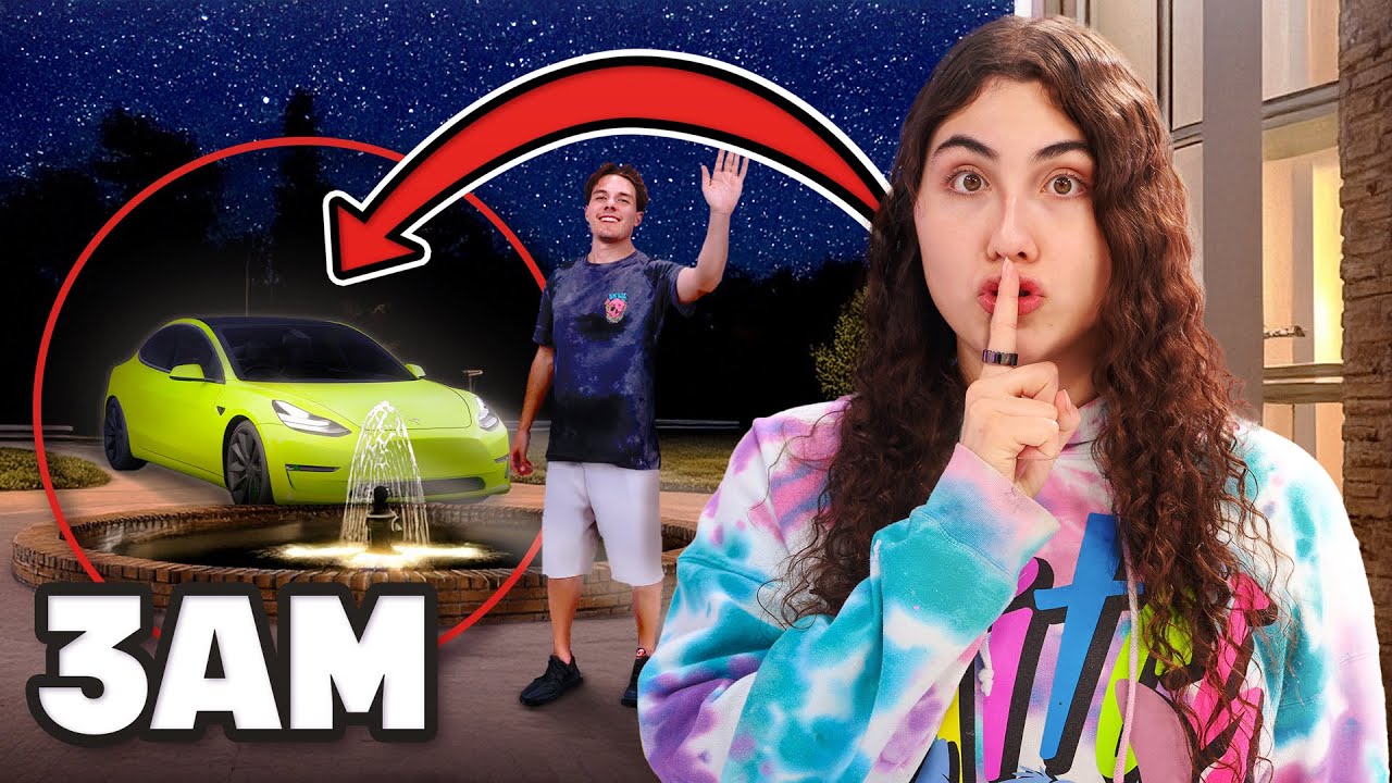 SNEAKING OUT OF THE HOUSE at MIDNIGHT !! **GONE WRONG** 😳
