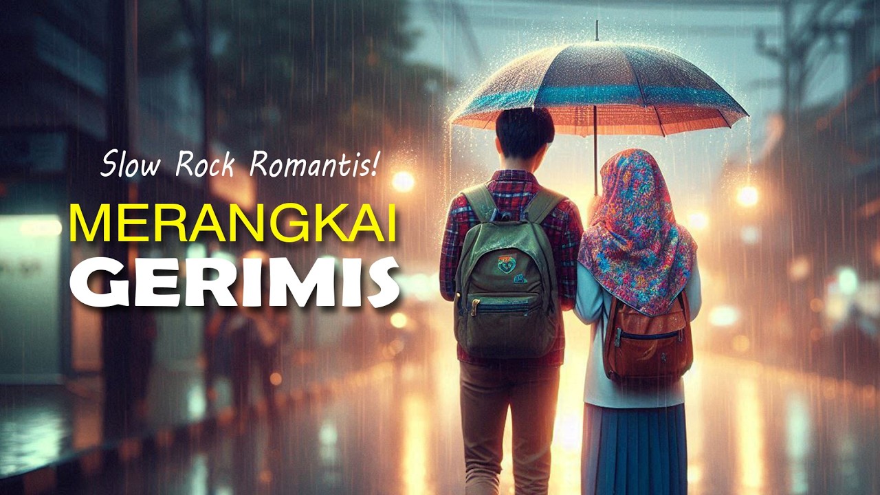 Merangkai Gerimis - Slow Rock Malaysia Terbaru (Official Lyric Video)