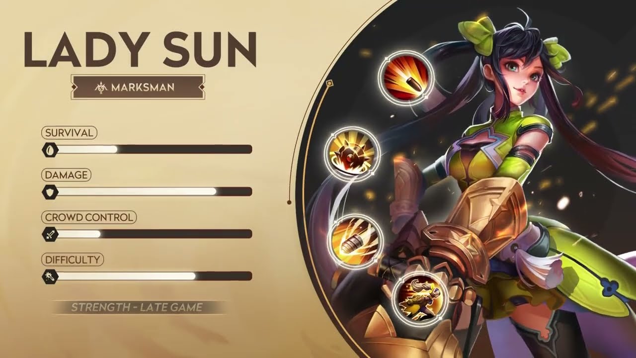Lady Sun Skills Tutorial