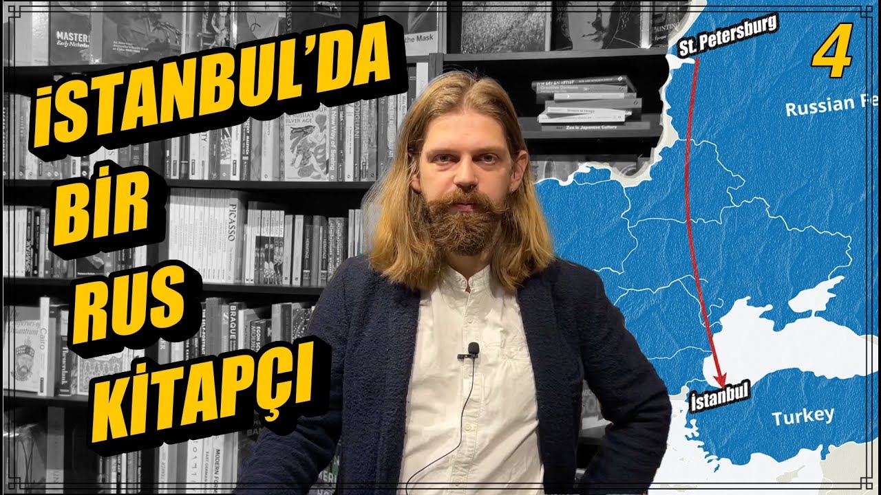 A Russian Bookshop in Istanbul /Kitap ve Kütüphane Sohbetleri: Black Mustache Kitabevi #kitap #books