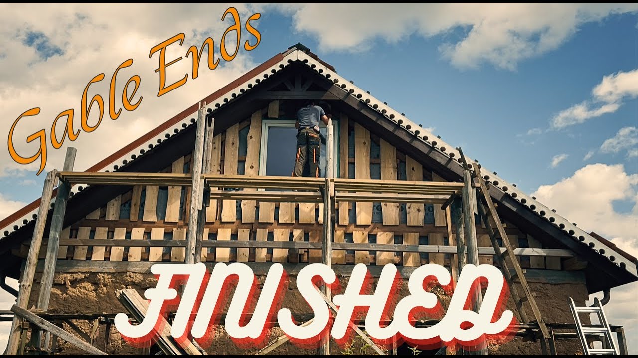 How We Finished the Gable Ends in Our Clay Barn
