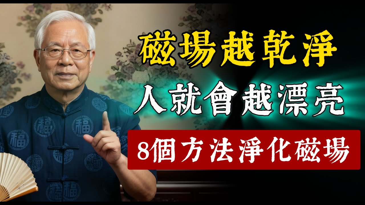 磁場越幹淨，人就越漂亮！淨化自身磁場的8個方法。