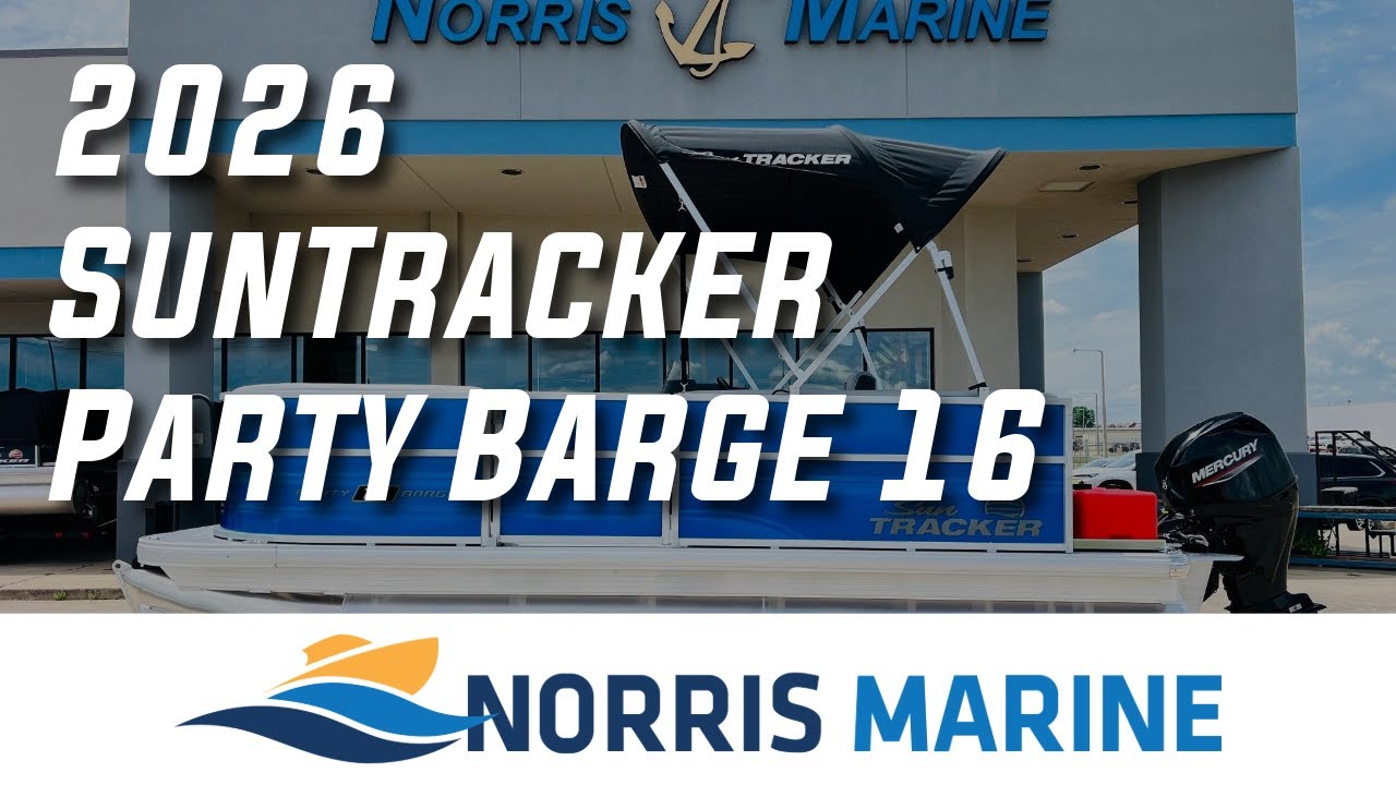 New 2026 Sun Tracker Party Barge 16 DLX 18 ft Pontoon Boat For Sale In Norman, OK: Walkthrough
