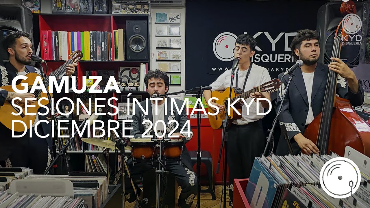 Gamuza en vivo en Sesiones Íntimas de Disquería KYD