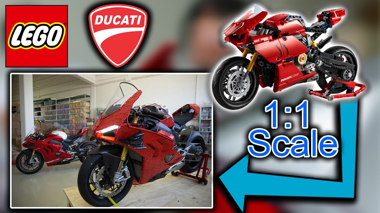 Life Sized LEGO Technic Ducati!! Build For Real!!