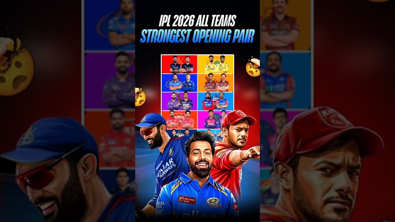 IPL 2026 లో All Teams Strongest Opening Pair || #ipl #cricket #viratkohli