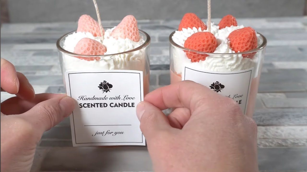 How to pipe candle wax (whipped soy wax_candle frosting) 