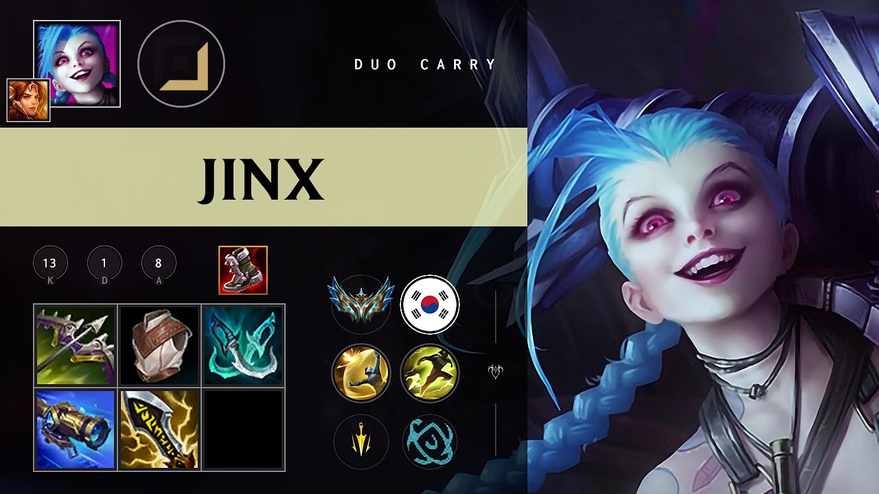 Jinx ADC vs Smolder - KR Challenger Patch 26.09