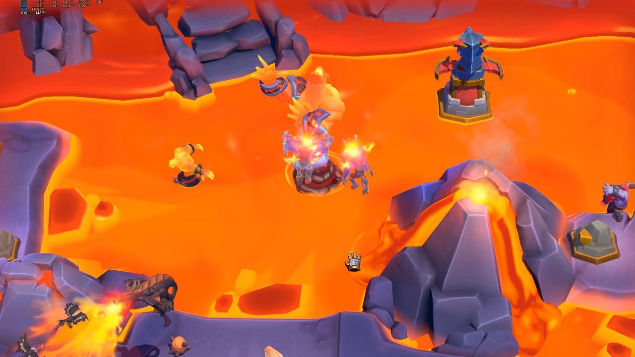 Baron Geddon Heroic Warcraft Rumble with Rend Blackhand