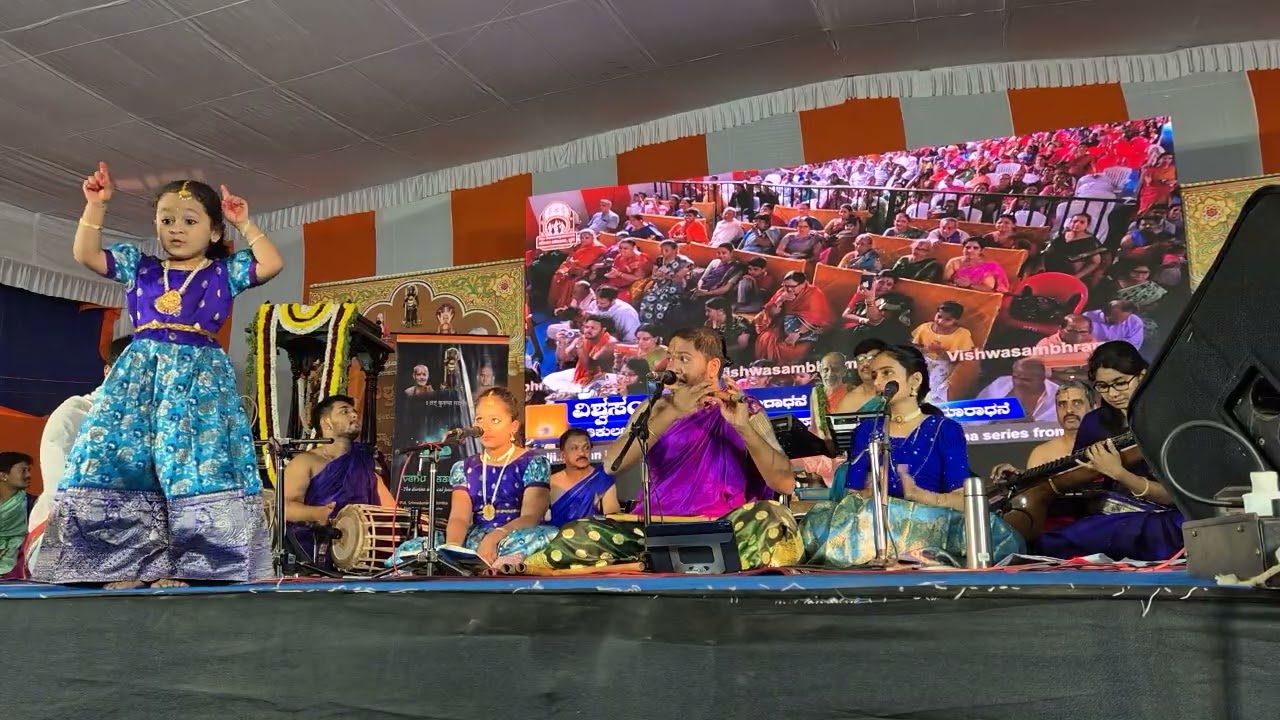 Kaagada bandide dance | Ramanamavembo dance | Athreya Sisters | Vidyepeeta program | Purandaradasaru