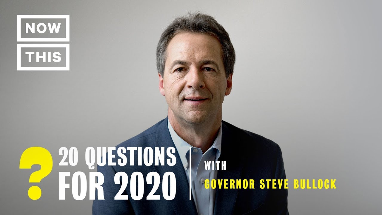 2020 Candidate Gov. Steve Bullock Wants to Take Money Out of Politics | NowThis