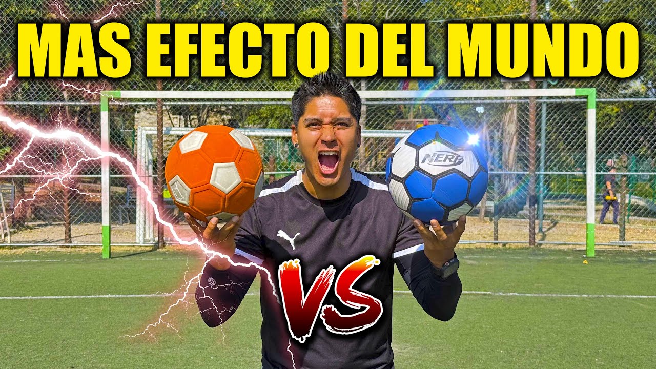 COMPARANDO LOS BALONES CON MAYOR EFECTO DEL MUNDO &iquest;Cu&aacute;l es mejor? 🤯⚽️↩️