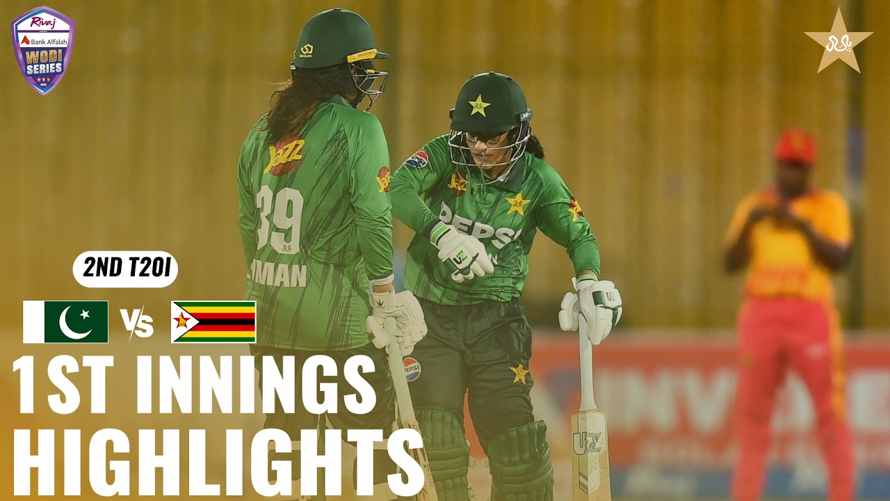 1st Innings Highlights | Pakistan Women vs Zimbabwe Women | Match 02 | T20I Series 2026 | M9H1K