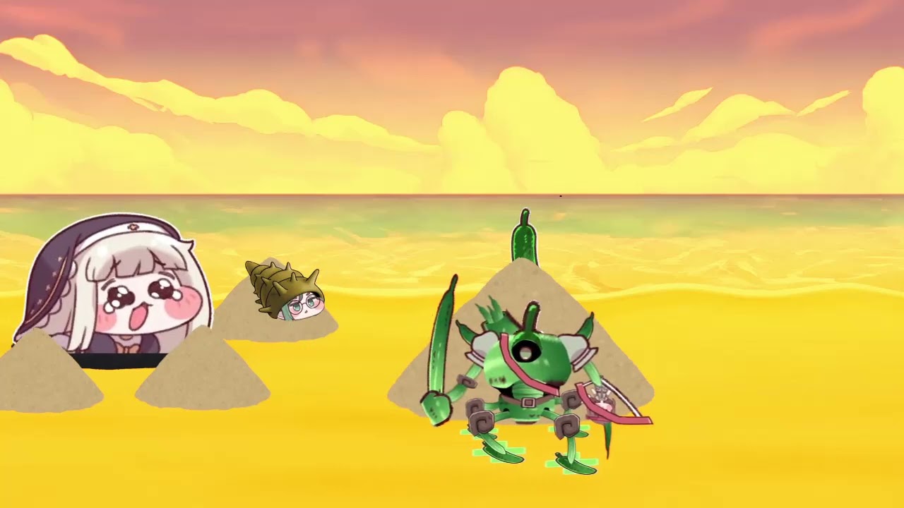 ｽﾋﾟｷとキュウリロボと海の仲間たち