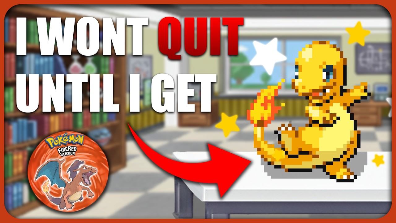 NOT STOPPING Until I get Shiny Charmander in Pok&eacute;mon FireRed!