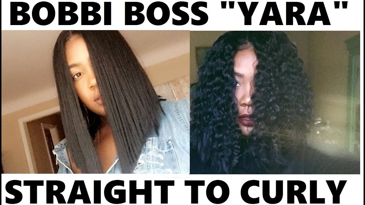 Curling Yara Wig - Transforming Bobbi Boss Yara Wig to Curly BOB